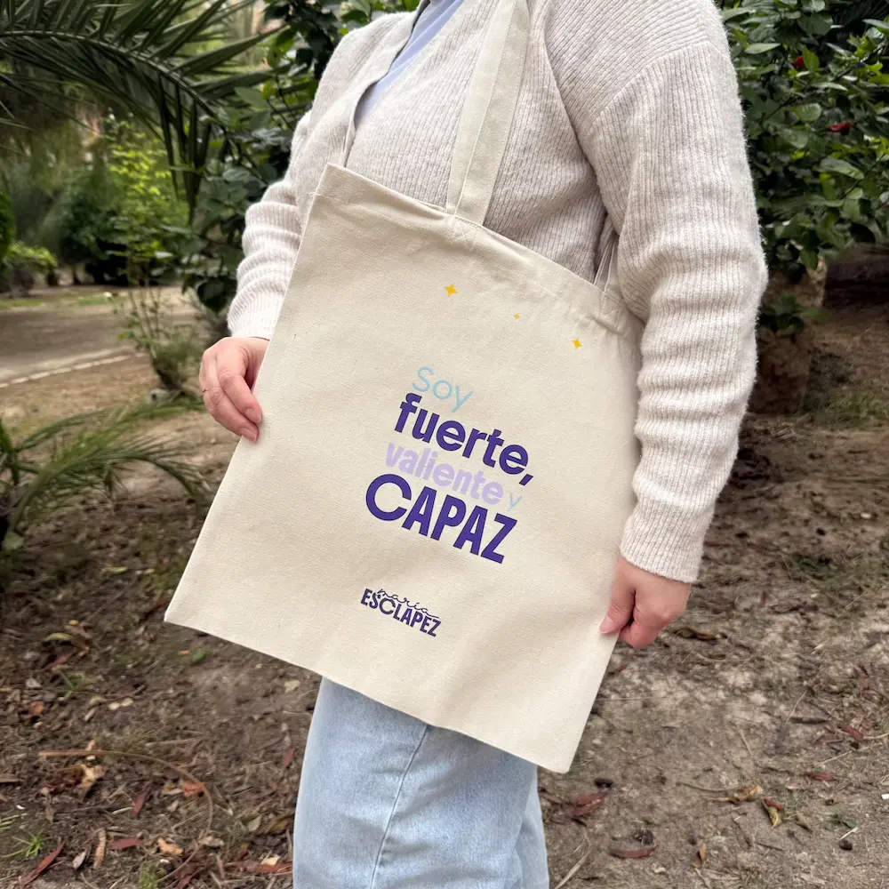 Totebag “Soy fuerte, valiente y capaz” - Imagen 2